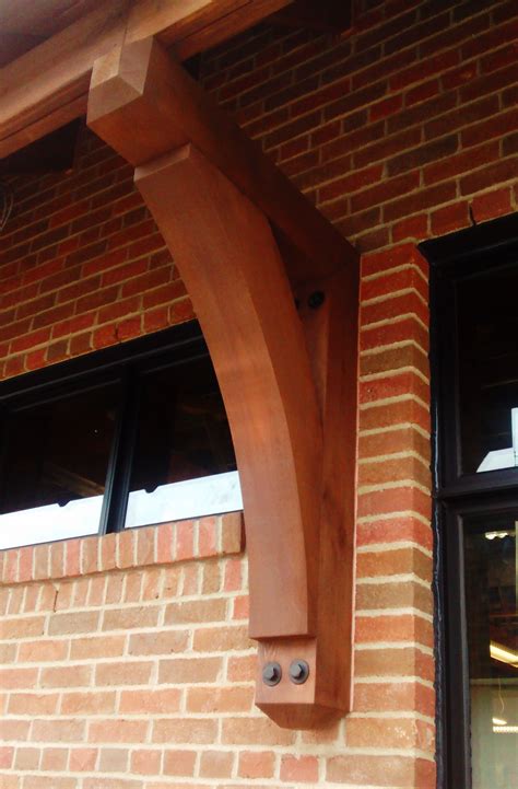 structural exterior wood brackets